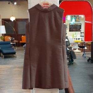 Vintage Richard Frontman Brown slvs dress